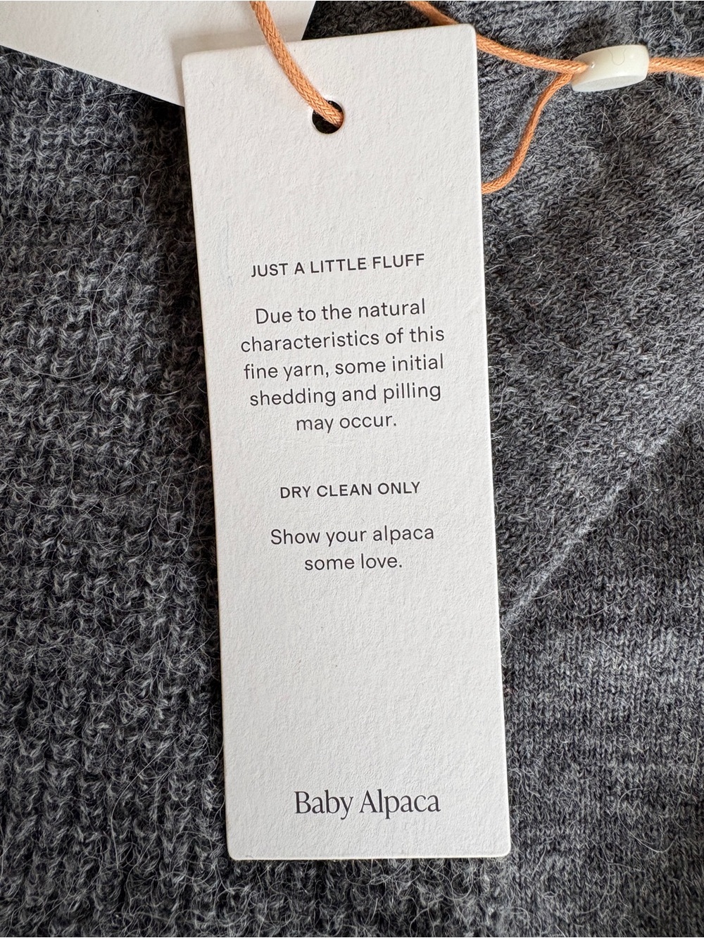 Quince Heather Gray Women’s baby alpaca Sweater NWT - Picture 3 of 6